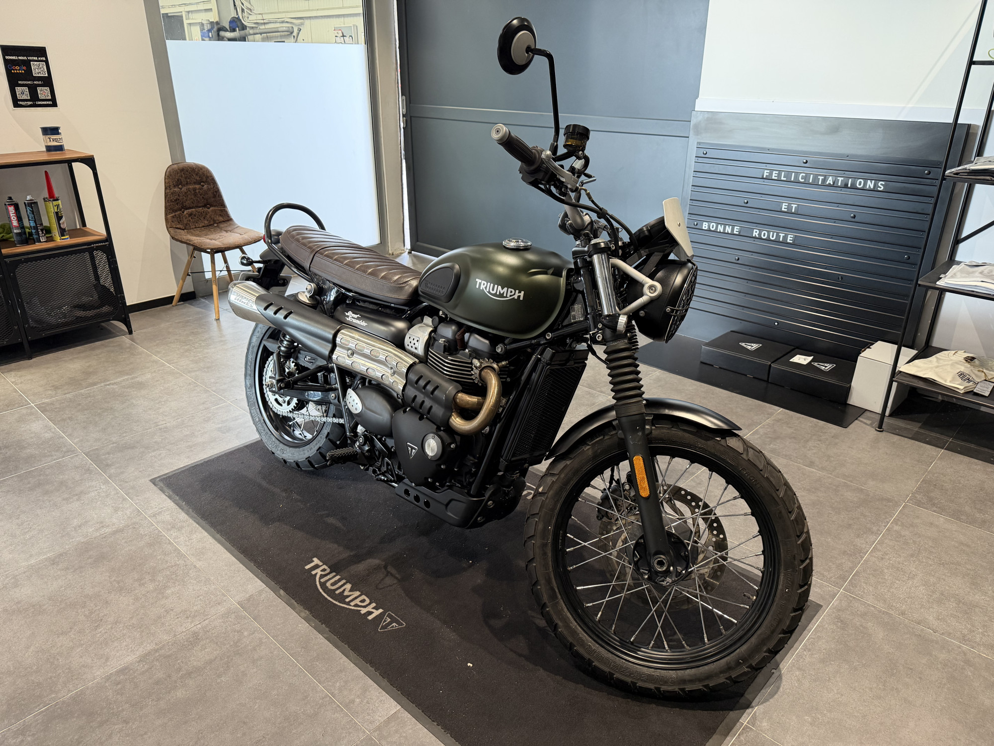 TRIUMPH STREET SCRAMBLER 900 - BRIDABLE A2 – Image 3